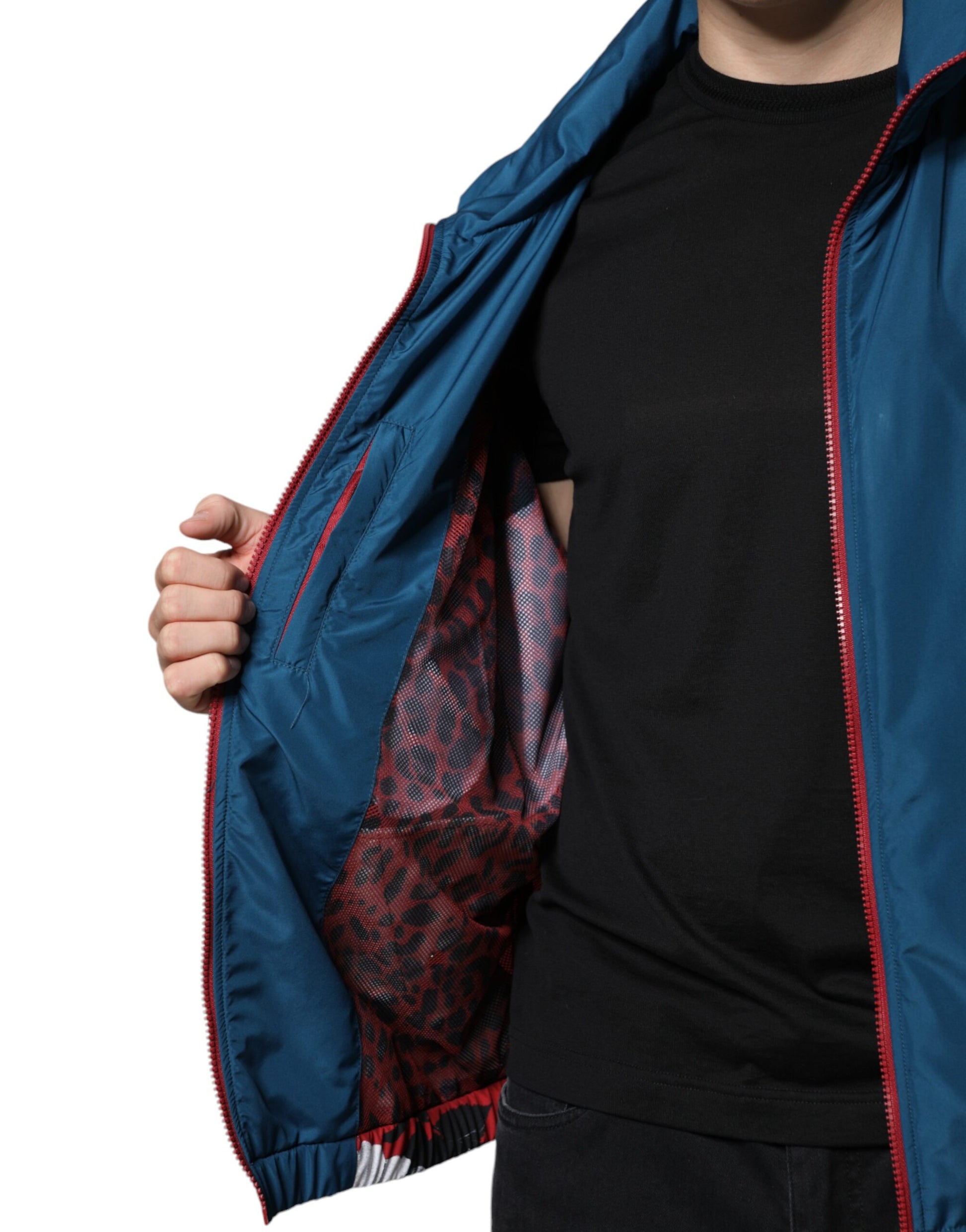 Dolce & Gabbana Multicolor Polyester Full Zip Jacket - ACCEXO