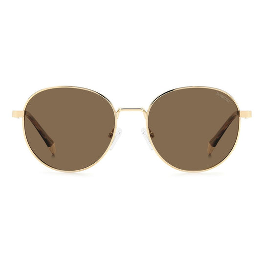 Polaroid Gold Metal Sunglasses