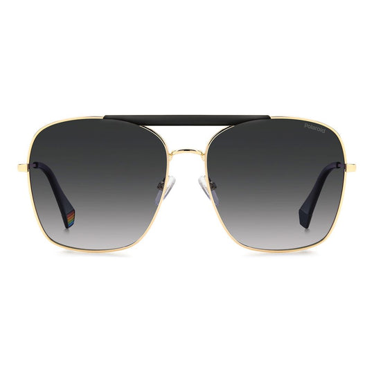 Polaroid Black Metal Sunglasses