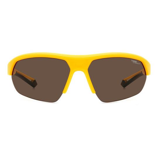 Polaroid Yellow Resin Sunglasses