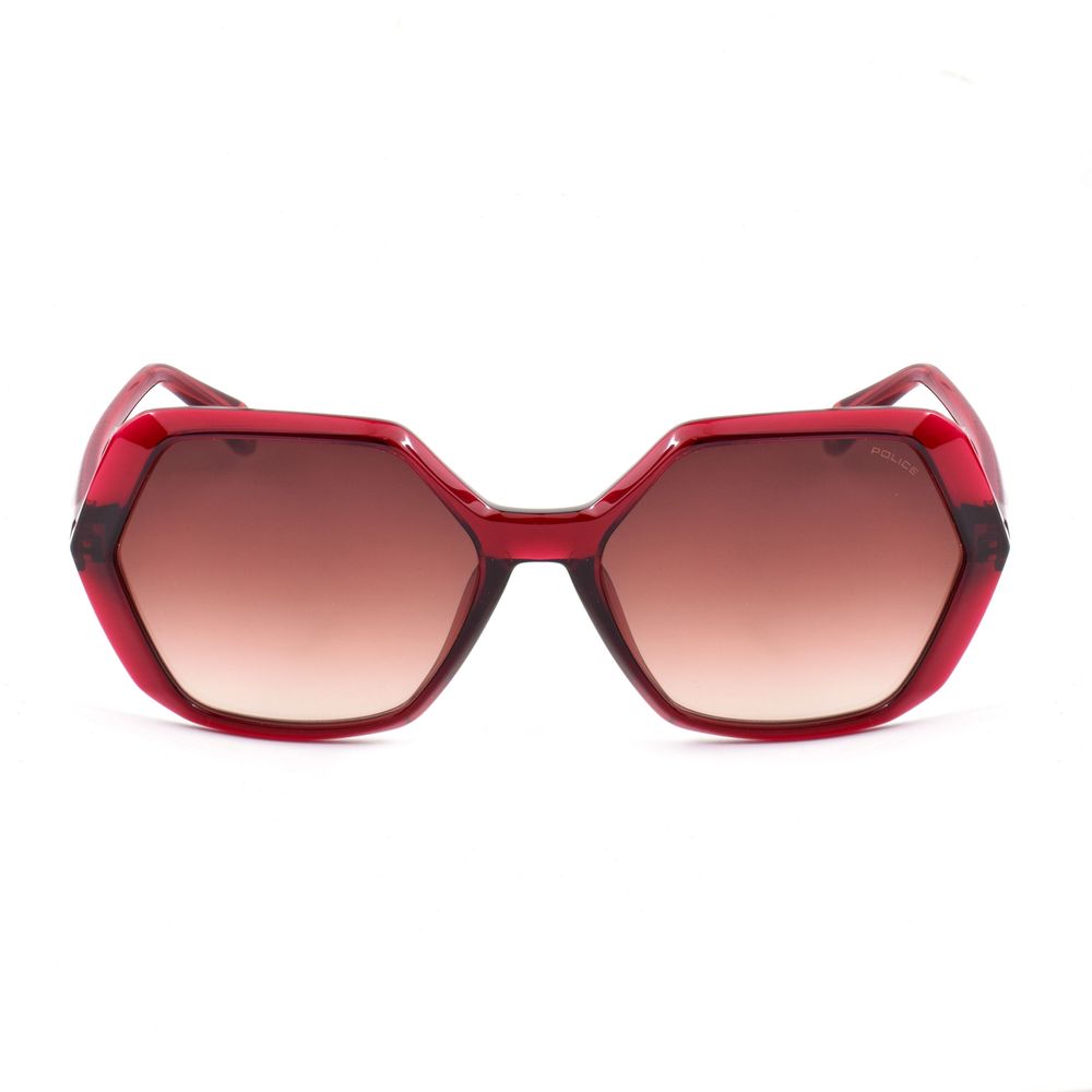 Police Red Injected Sunglasses