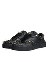 Dolce & Gabbana Black Studded Low Top Men Sneakers Shoes