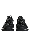 Dolce & Gabbana Black Mesh Sorrento Trekking Sneakers Shoes