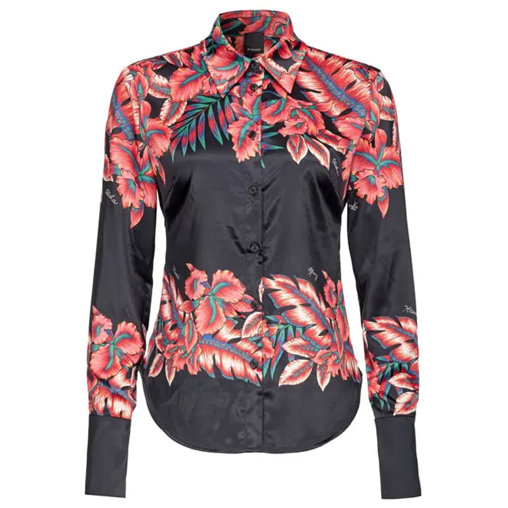 PINKO Black Viscose Shirt - ACCEXO