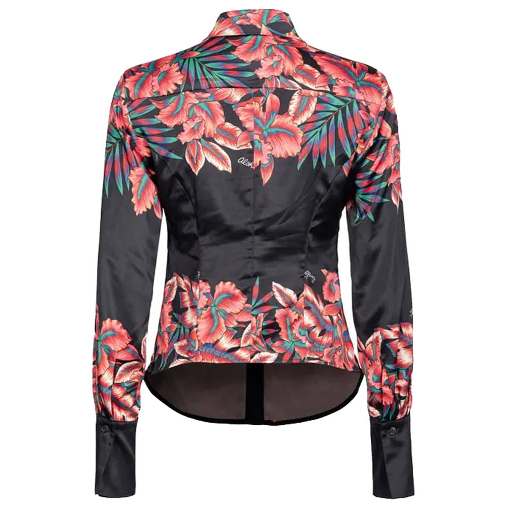 PINKO Black Viscose Shirt - ACCEXO