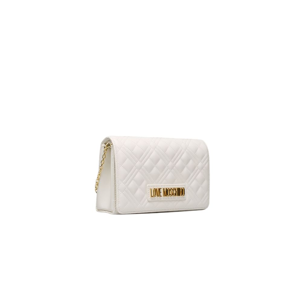 Love Moschino White Polyethylene Women Crossbody Bag