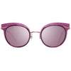 Swarovski Purple Metal And Plastic Sunglasses