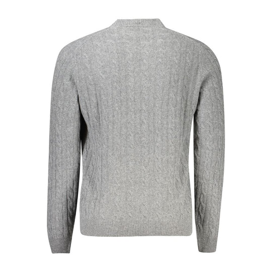 North Sails Gray Wool Men Sweater