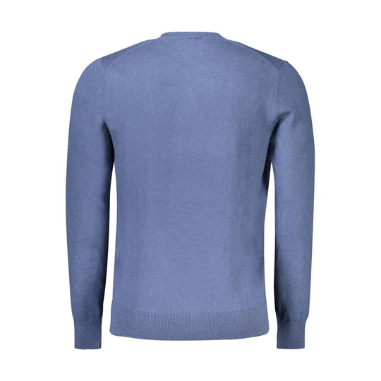 North Sails Blue Cotton Men Sweater