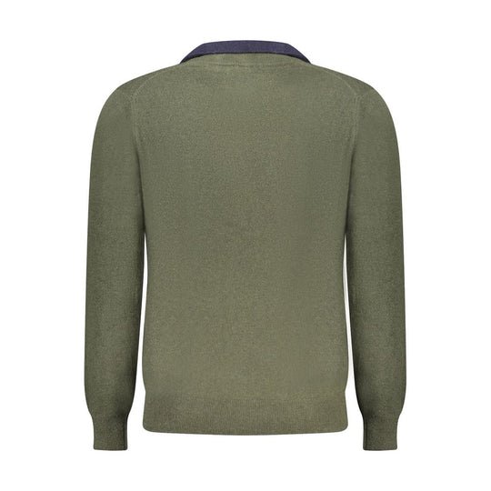 North Sails Green Wool Men Sweater