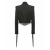 PINKO Black Polyester Suits & Blazer