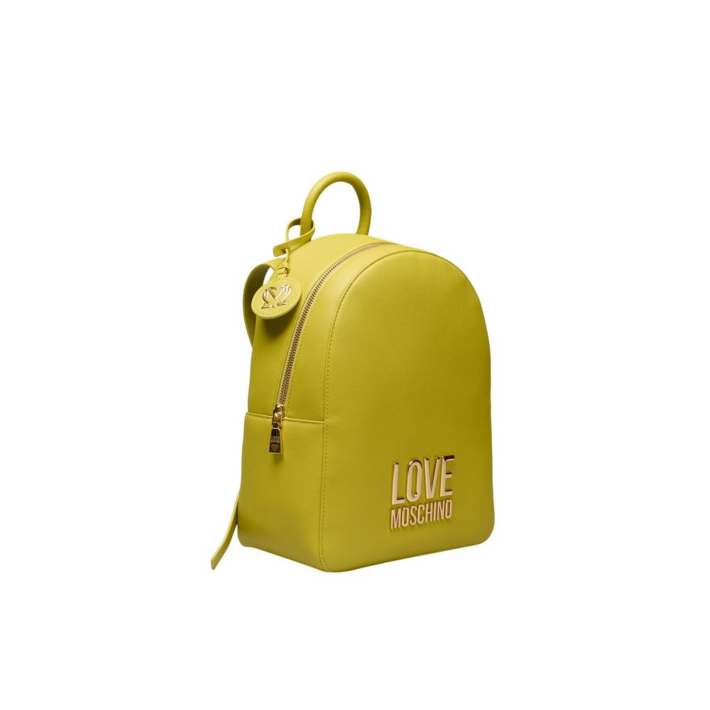 Love Moschino Yellow Polyethylene Women Backpack