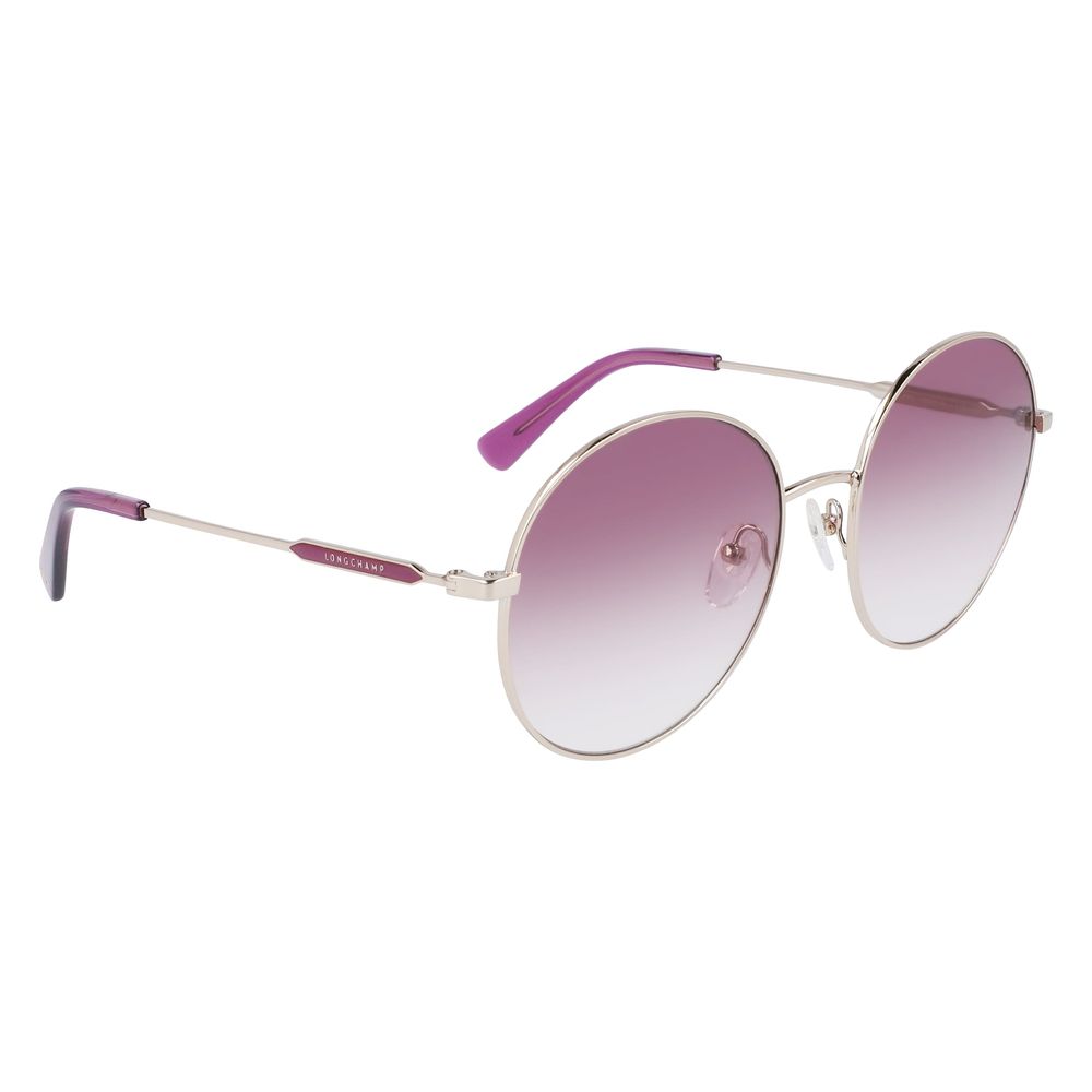 Longchamp Gold Metal Sunglasses