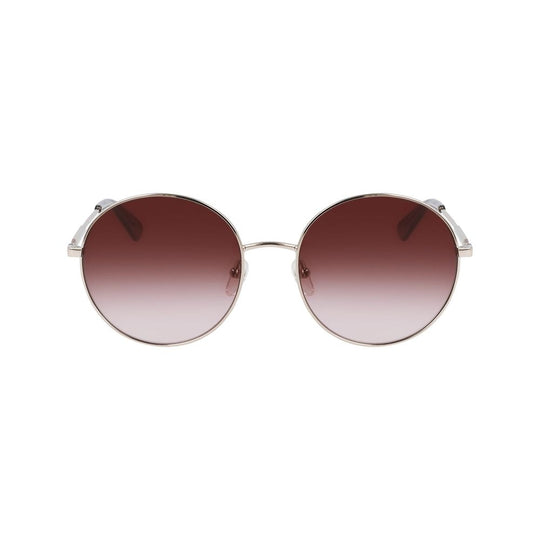 Longchamp Gold Metal Sunglasses