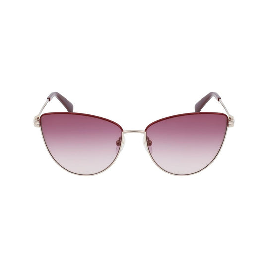 Longchamp Gold Metal Sunglasses