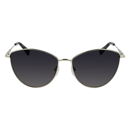 Longchamp Gold Metal Sunglasses