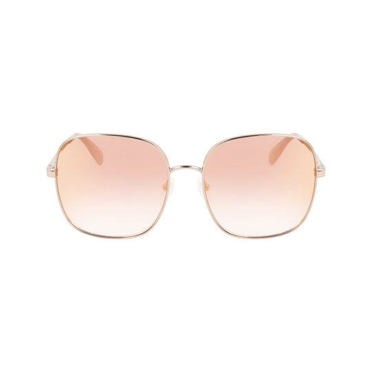 Longchamp Gold Metal Sunglasses