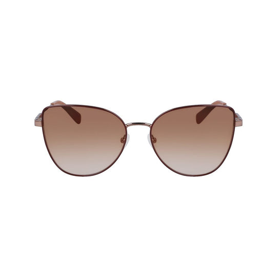 Longchamp Gold Metal Sunglasses