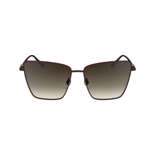 Longchamp Red Metal Sunglasses