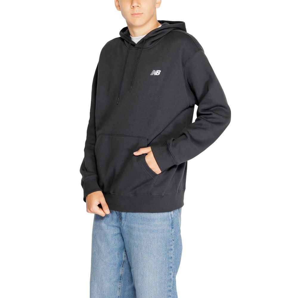 New Balance Black Cotton Sweater - ACCEXO