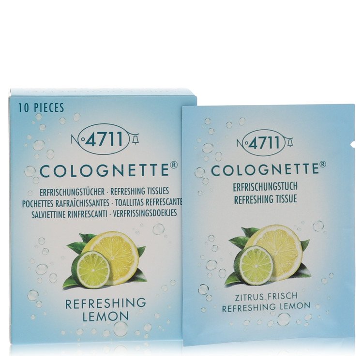 4711 Colognette Refreshing Lemon Cologne By 4711 Box Of 10 Refreshing Tissues