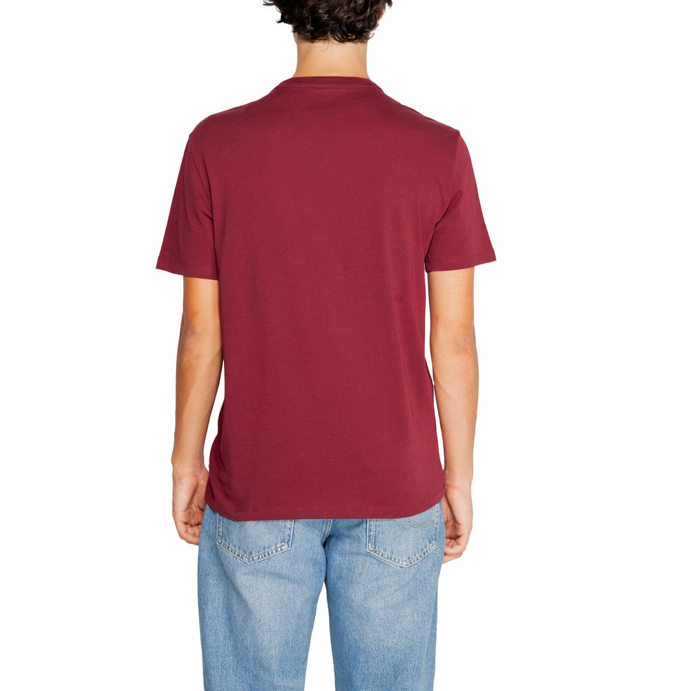 Armani Exchange Bordeaux Cotton T-Shirt