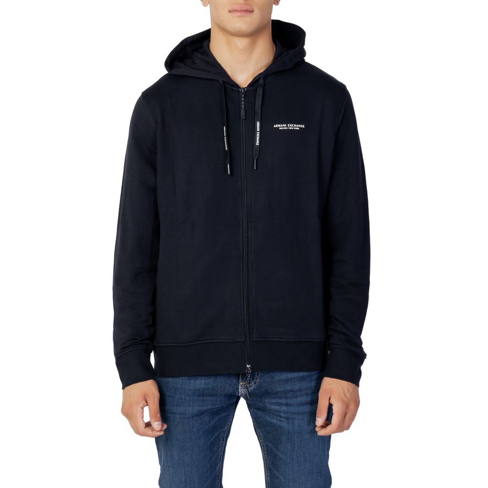 Armani Exchange Blue Cotton Sweater - ACCEXO