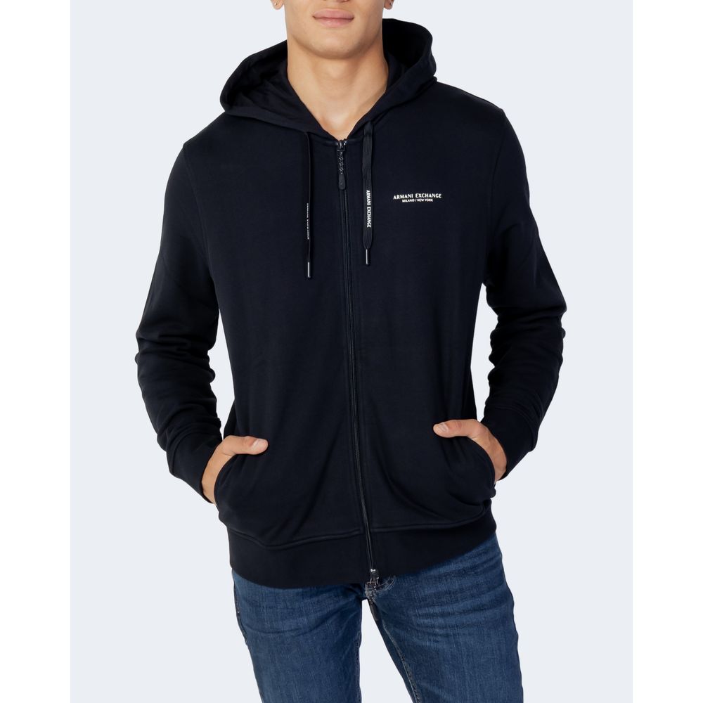 Armani Exchange Blue Cotton Sweater - ACCEXO