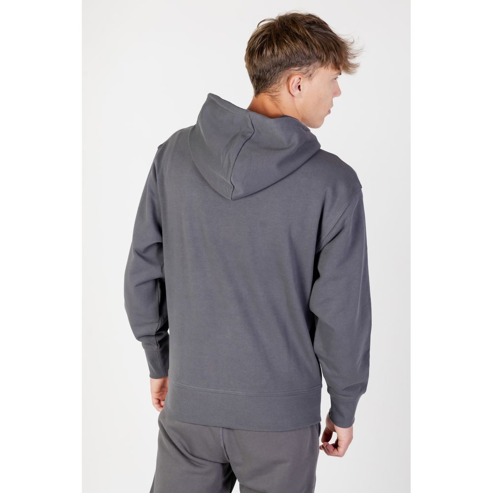 Hugo Boss Gray Cotton Sweater - ACCEXO