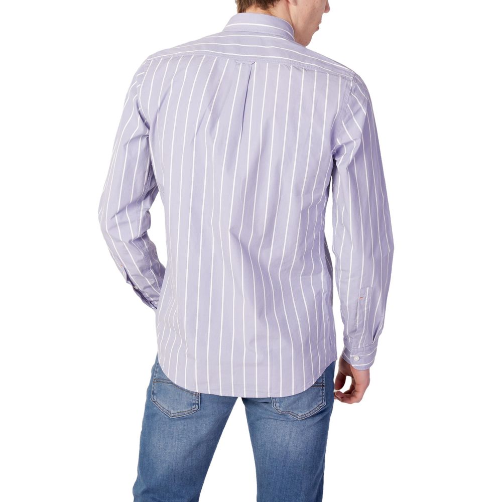 Hugo Boss Purple Cotton Shirt - ACCEXO