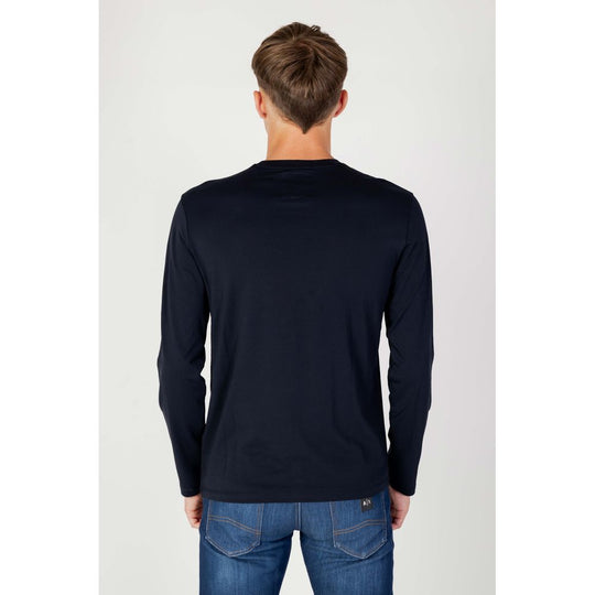 Armani Exchange Blue Cotton T-Shirt