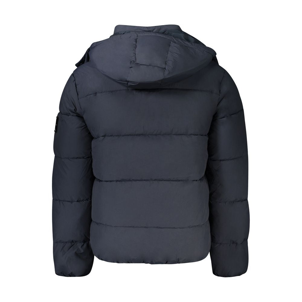 Calvin Klein Blue Polyamide Men Jacket