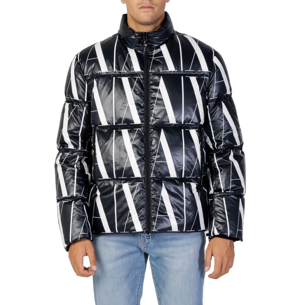 Armani Exchange Black Polyester Jacket - ACCEXO