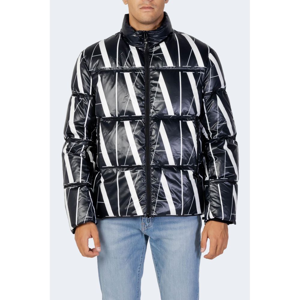 Armani Exchange Black Polyester Jacket - ACCEXO