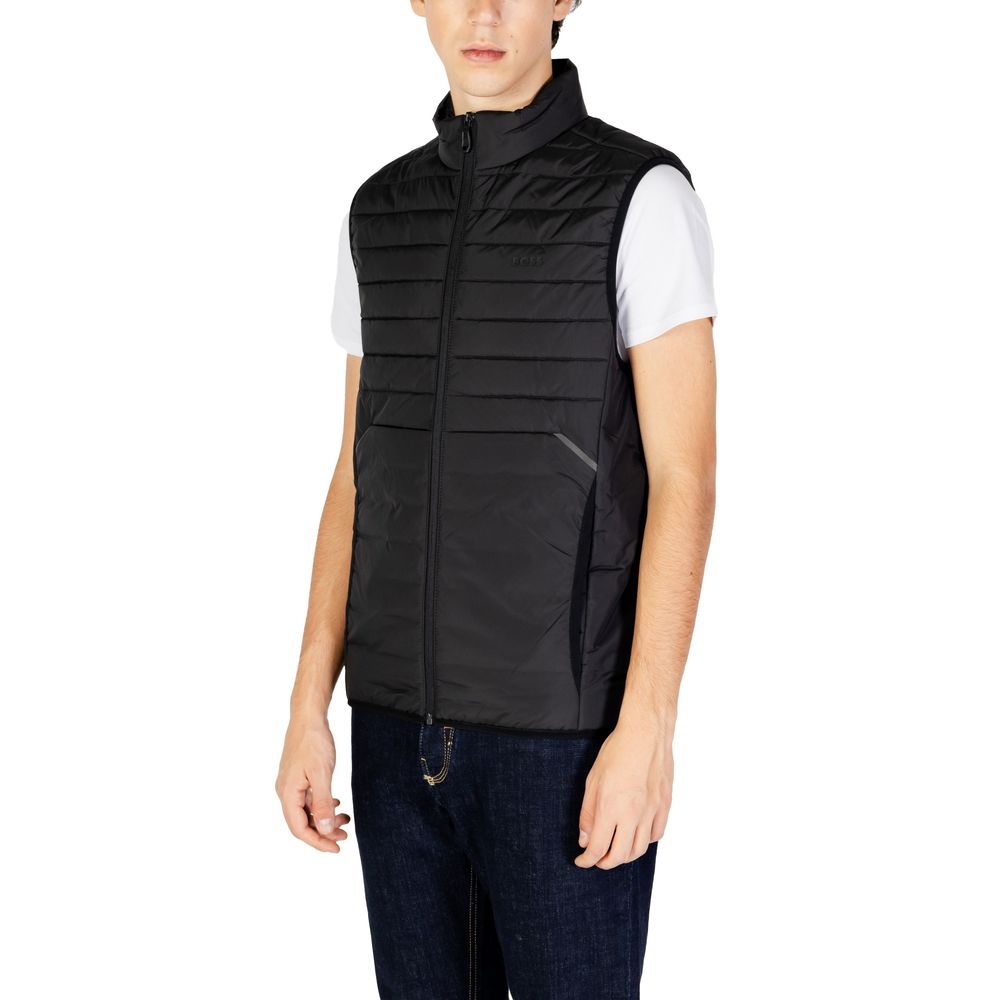 Hugo Boss Black Polyester Jacket - ACCEXO