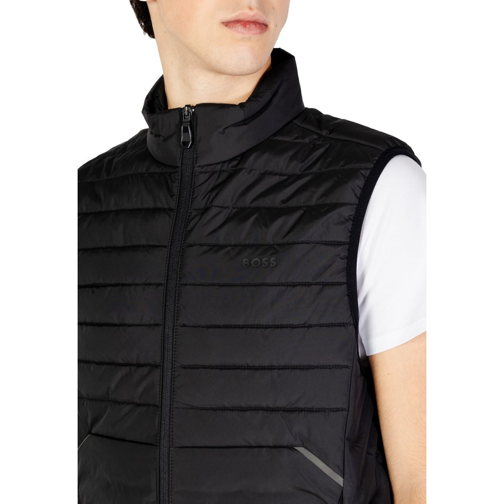 Hugo Boss Black Polyester Jacket - ACCEXO