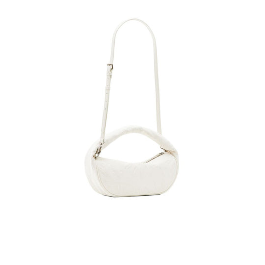 Desigual Cream Juta Handbag