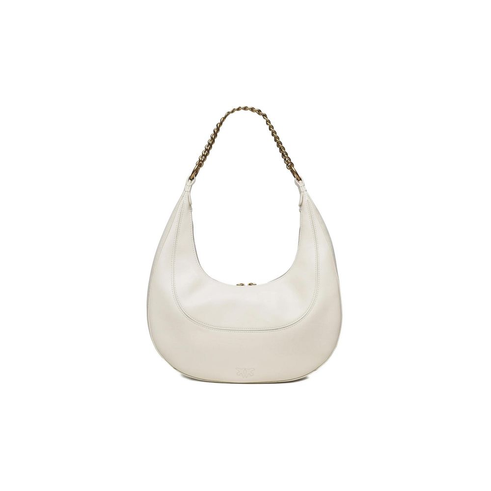 PINKO White Leather Handbag