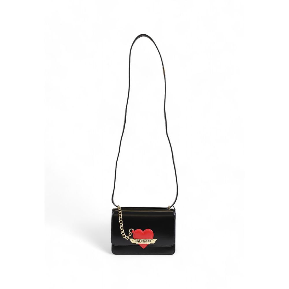 Love Moschino Black Polyethylene Handbag - ACCEXO