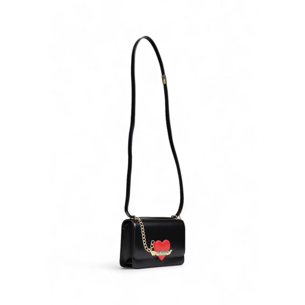 Love Moschino Black Polyethylene Handbag - ACCEXO