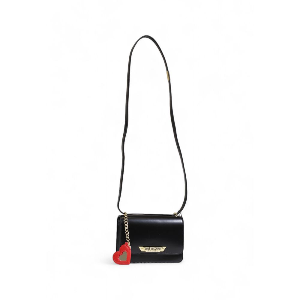Love Moschino Black Polyethylene Handbag - ACCEXO