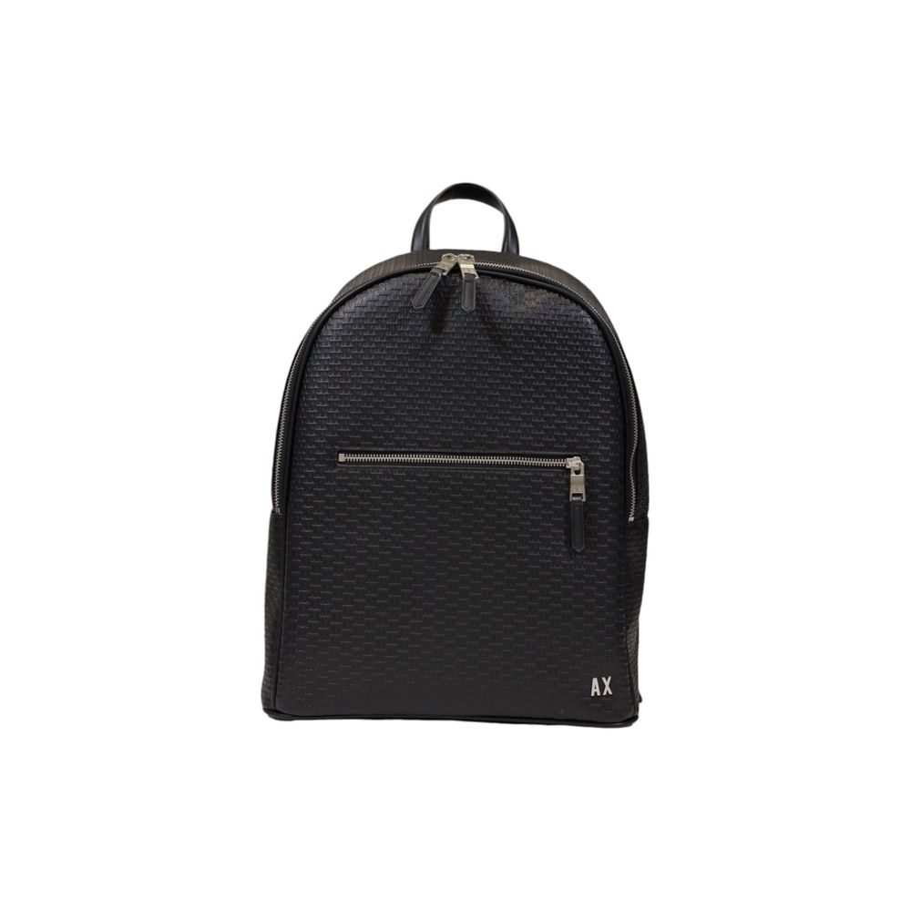 Armani Exchange Black Polyester Backpack - ACCEXO