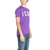 Icon Purple Cotton T-Shirt