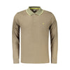 Coveri Moving Green Cotton Polo Shirt