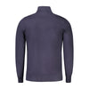 Coveri Moving Blue Nylon Sweater