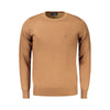 Coveri Moving Brown Nylon Sweater