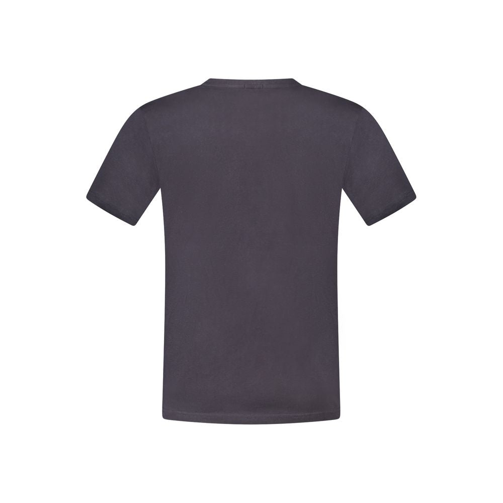 Rifle Blue Cotton Men T-Shirt