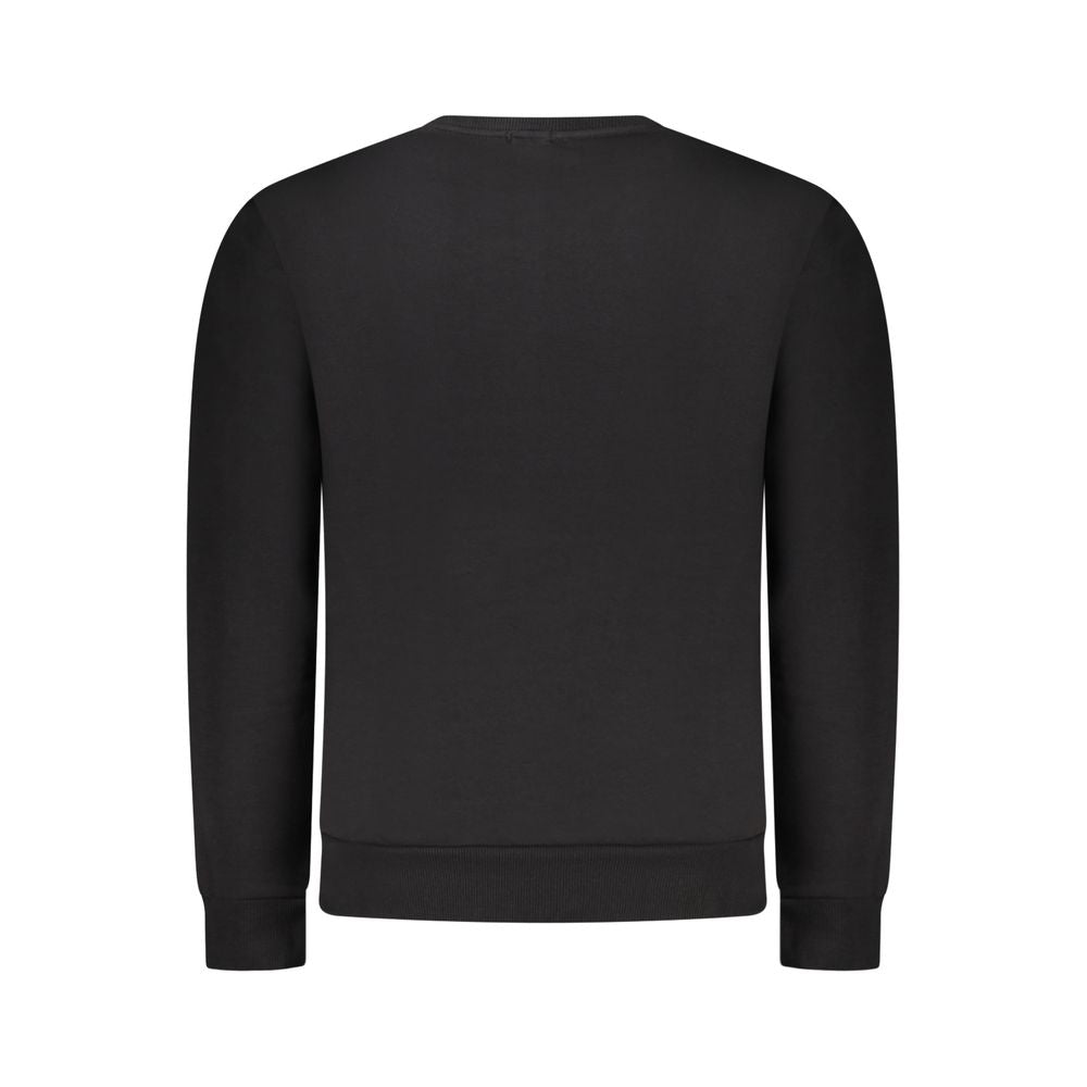 Rifle Black Cotton Men Sweater