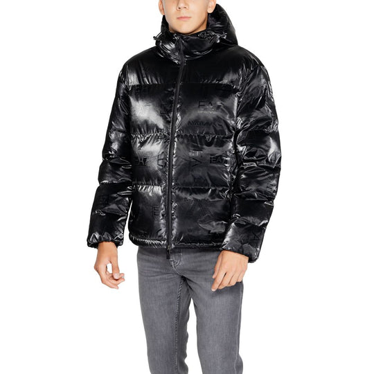 EA7 Emporio Armani Black Polyester Jacket