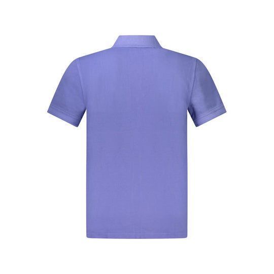 Hugo Boss Blue Cotton Mens Polo Shirt